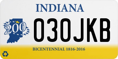 IN license plate 030JKB