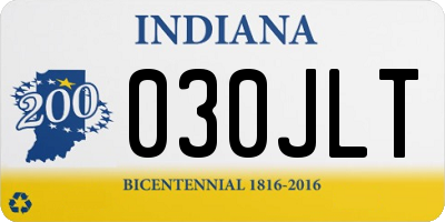IN license plate 030JLT