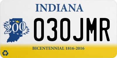 IN license plate 030JMR