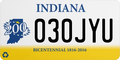 IN license plate 030JYU