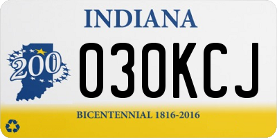 IN license plate 030KCJ