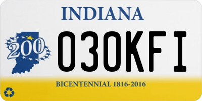 IN license plate 030KFI
