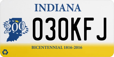 IN license plate 030KFJ