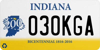 IN license plate 030KGA