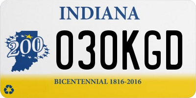 IN license plate 030KGD