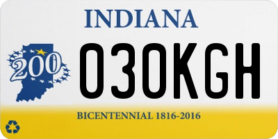 IN license plate 030KGH