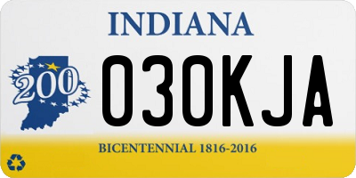 IN license plate 030KJA