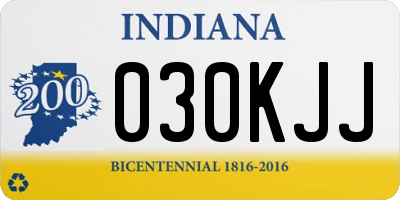 IN license plate 030KJJ