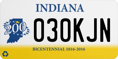 IN license plate 030KJN
