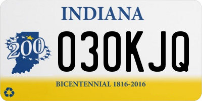 IN license plate 030KJQ