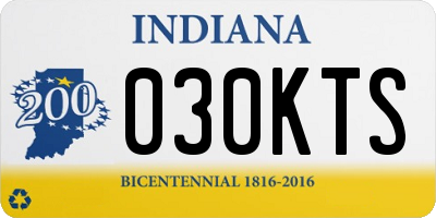 IN license plate 030KTS