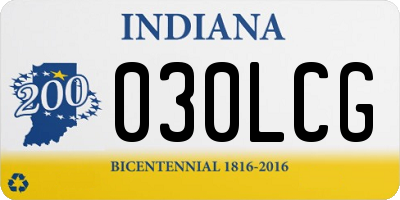 IN license plate 030LCG