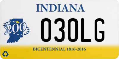 IN license plate 030LG