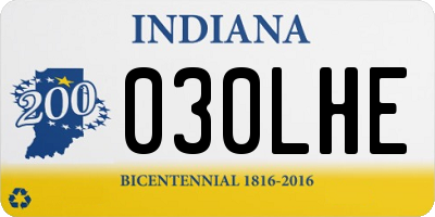 IN license plate 030LHE