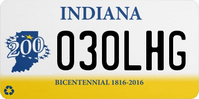 IN license plate 030LHG