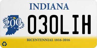 IN license plate 030LIH