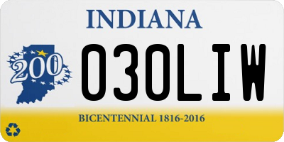 IN license plate 030LIW