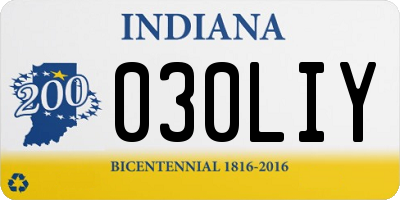 IN license plate 030LIY