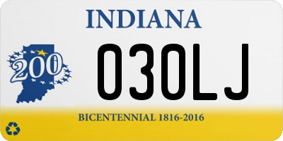 IN license plate 030LJ