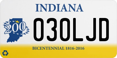 IN license plate 030LJD