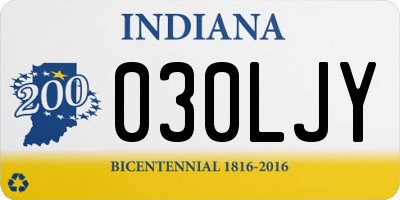 IN license plate 030LJY