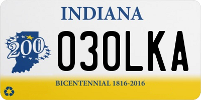 IN license plate 030LKA
