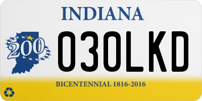 IN license plate 030LKD