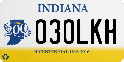 IN license plate 030LKH