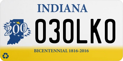 IN license plate 030LKO