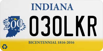 IN license plate 030LKR