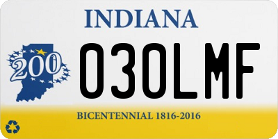 IN license plate 030LMF