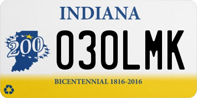 IN license plate 030LMK