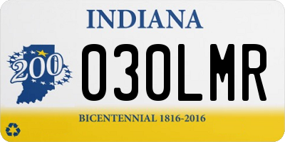 IN license plate 030LMR