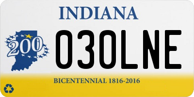 IN license plate 030LNE