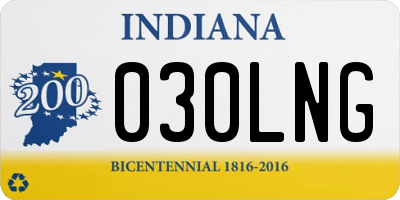 IN license plate 030LNG