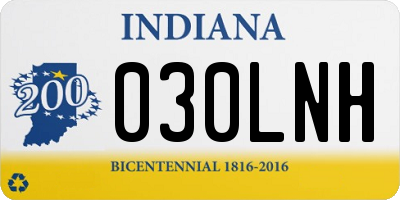 IN license plate 030LNH
