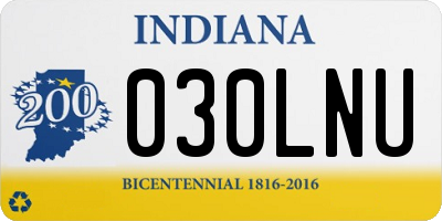IN license plate 030LNU
