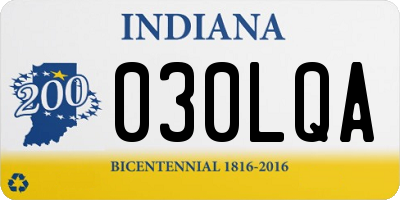 IN license plate 030LQA