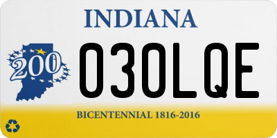 IN license plate 030LQE