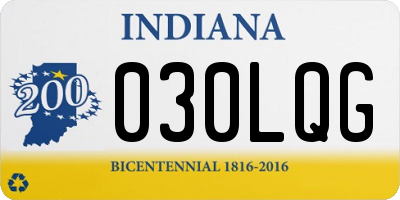 IN license plate 030LQG