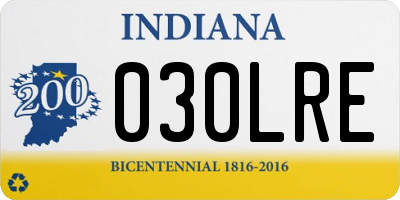 IN license plate 030LRE
