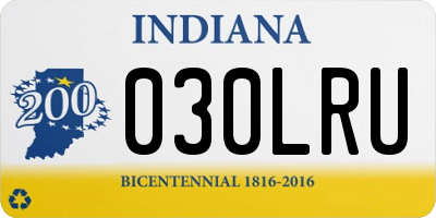 IN license plate 030LRU