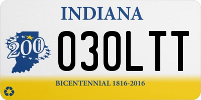 IN license plate 030LTT
