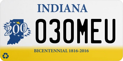 IN license plate 030MEU