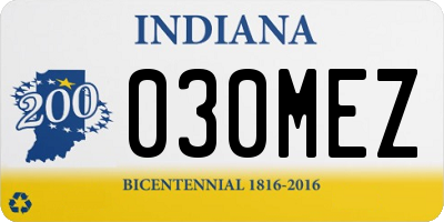 IN license plate 030MEZ
