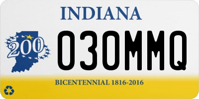IN license plate 030MMQ