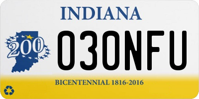 IN license plate 030NFU