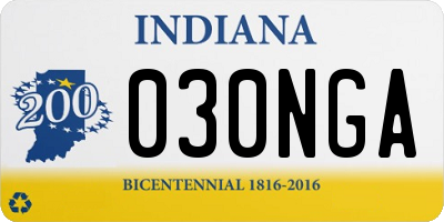IN license plate 030NGA
