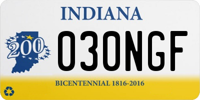 IN license plate 030NGF