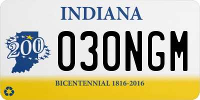 IN license plate 030NGM